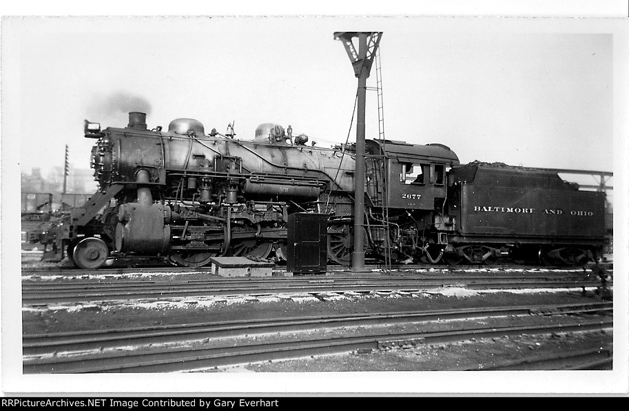 Baltimore & Ohio 2-8-0 #2677